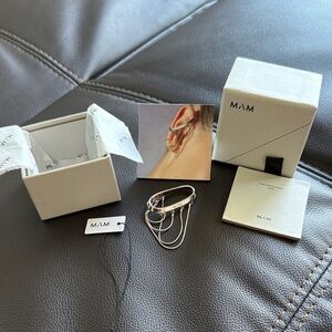 MAM Silver Chain Viv Ear Cuff